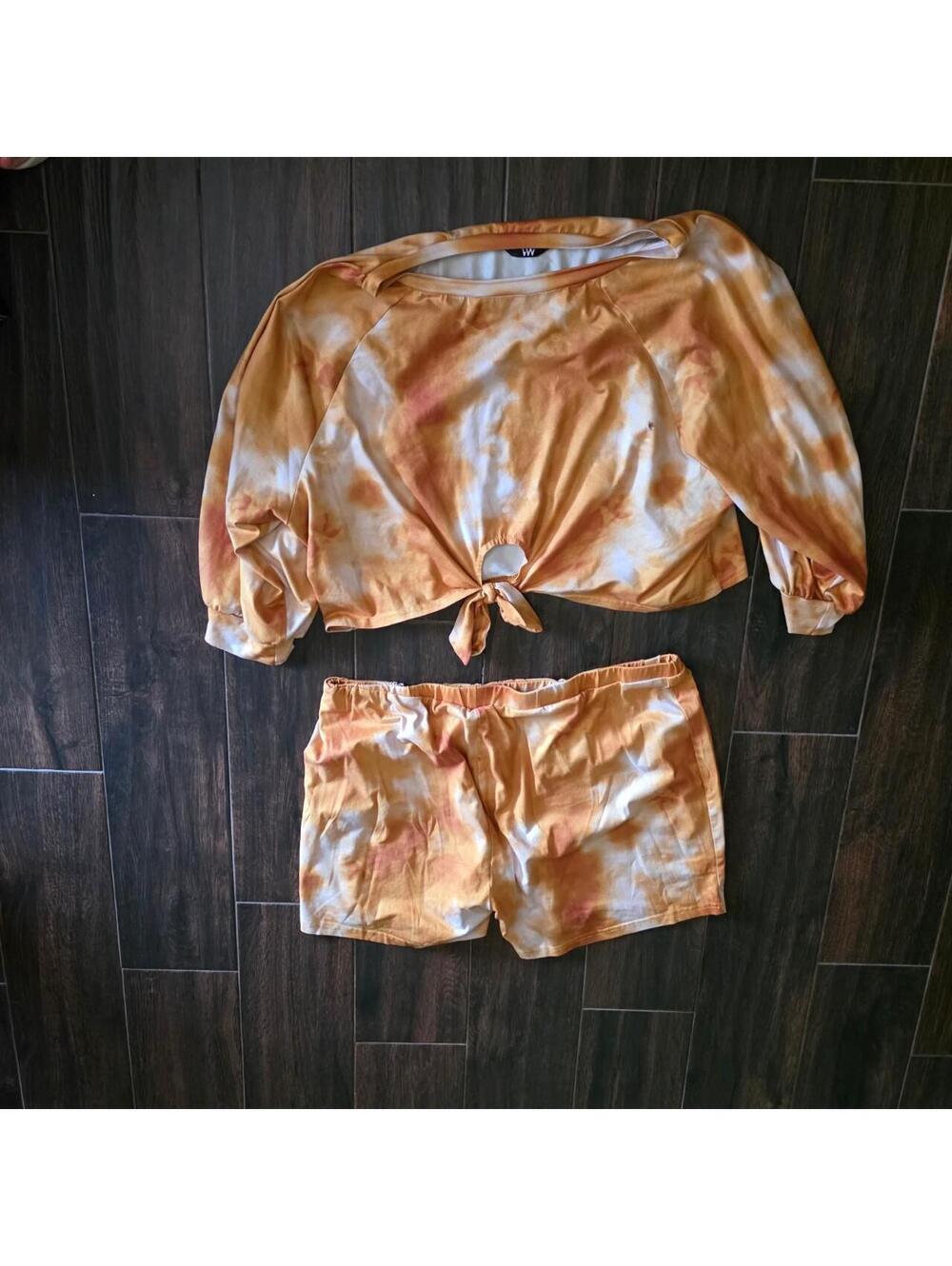 Women's Orange Jumpsuit